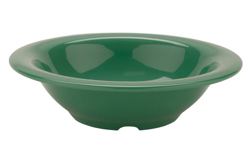 G.E.T - Diamond Mardi Gras 12 oz Rainforest Green Rim Bowl (24 Per Case) - B-127-FG