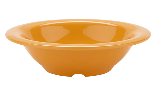 G.E.T - Diamond Mardi Gras 12 oz Tropical Yellow Rim Bowl (24 Per Case) - B-127-TY