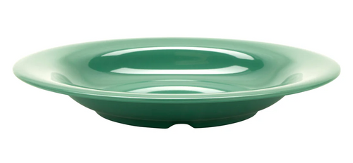G.E.T - Diamond Mardi Gras 13 oz Rainforest Green Rim Bowl (24 Per Case) - B-139-FG