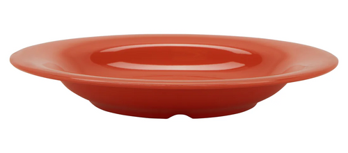 G.E.T - Diamond Mardi Gras 13 oz Rio Orange Rim Bowl (24 Per Case) - B-139-RO