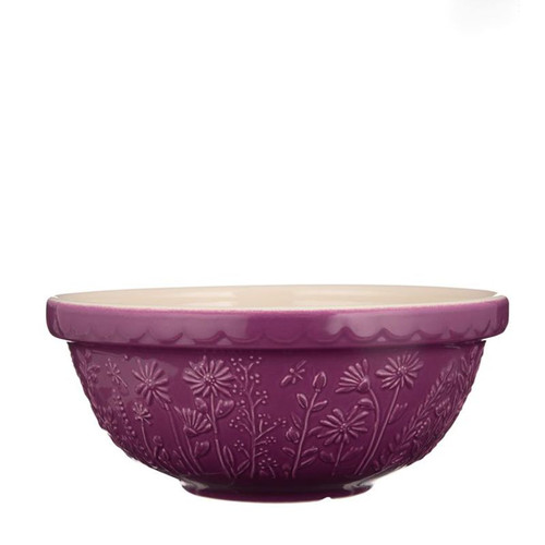 Mason Cash - 2.7L In the Meadow Purple Daisy Mixing Bowl