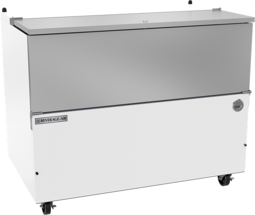 Beverage-Air - 49" Cold Wall Single Access Milk Cooler w/ Stainless Interior - SM49HC-W-02