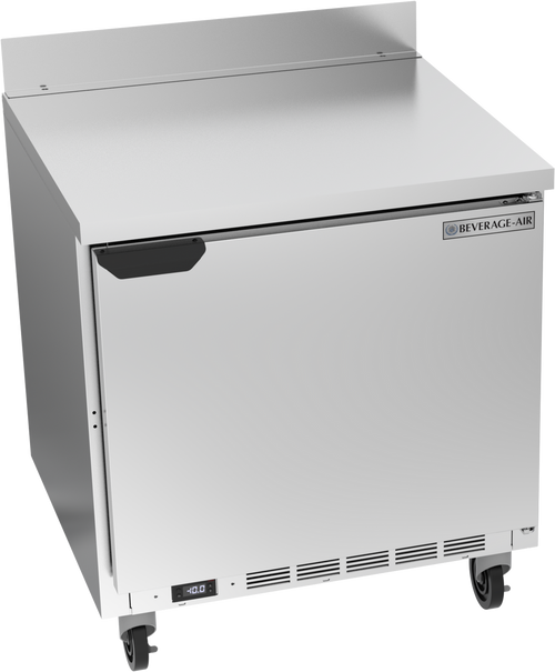 Beverage-Air - 32" Mobile Worktop Freezer w/ 1 Solid Swing Door - WTF32AHC