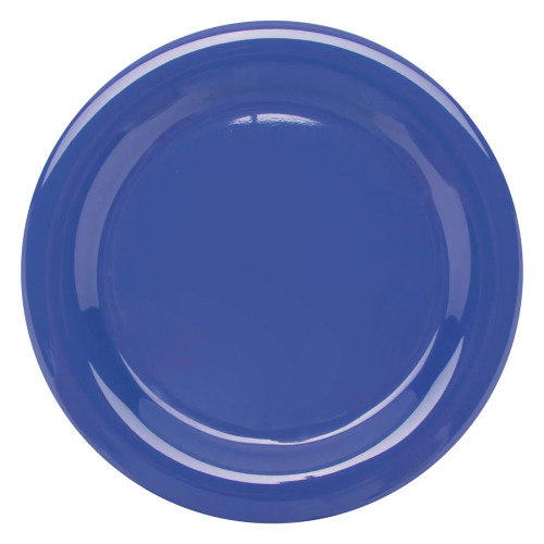 G.E.T - Diamond Mardi Gras 10.5" Peacock Blue Narrow Rim Plate (12 Per Case) - NP-10-PB