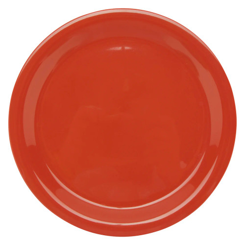 G.E.T - Diamond Mardi Gras 9" Rio Orange Narrow Rim Plate (24 Per Case) - NP-9-RO