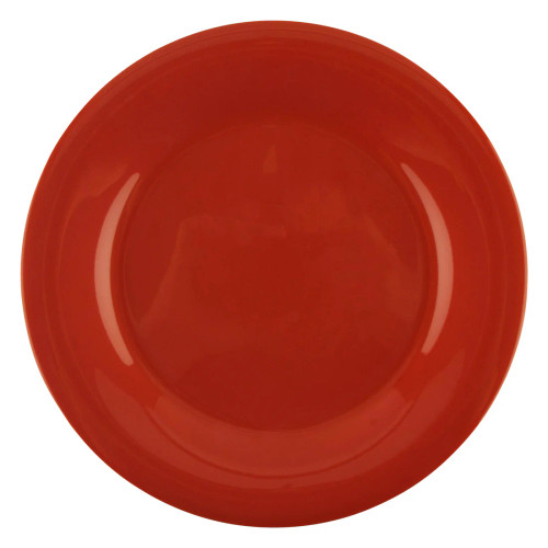 G.E.T - Diamond Mardi Gras 10.5" Rio Orange Wide Rim Plate (12 Per Case) - WP-10-RO