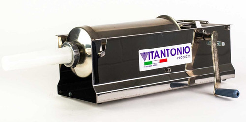 Vitantonio - 17.5 LB Horizontal Sausage Stuffer With 2 Gears 4 Funnels