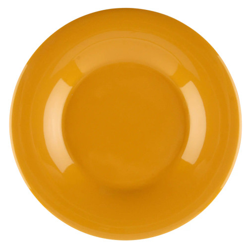 G.E.T - Diamond Mardi Gras 5.5" Tropical Yellow Wide Rim Plate (48 Per Case) - WP-5-TY