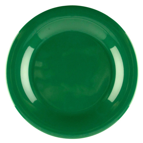 G.E.T - Diamond Mardi Gras 6.5" Rainforest Green Wide Rim Plate (48 Per Case) - WP-6-FG