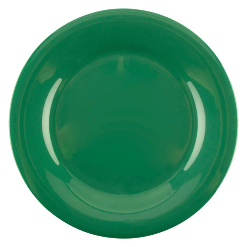 G.E.T - Diamond Mardi Gras 7.5" Rainforest Green Wide Rim Plate (48 Per Case) - WP-7-FG