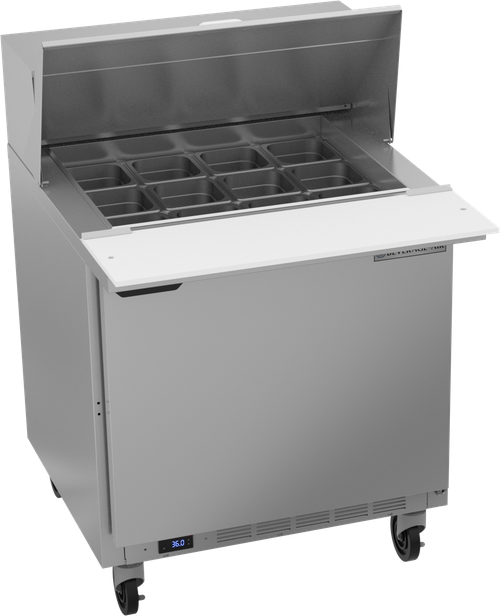 Beverage-Air - 32" Mega Top Sandwich Prep Table w/ 1 Door - SPE32HC-12M