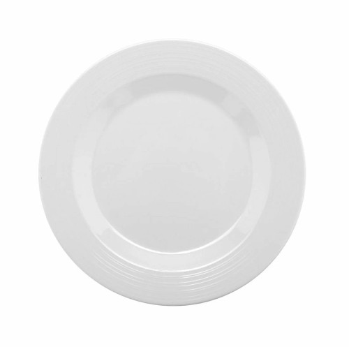 G.E.T - Minski 12.5" White Textured Rim Round Dinner Plate (12 Per Case) - PT-12-MN-W
