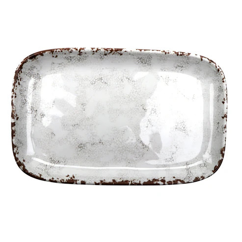 G.E.T - French Mill 12" x 7.5" Irregular Rectangular Platter (12 Per Case) - CS-117-FM