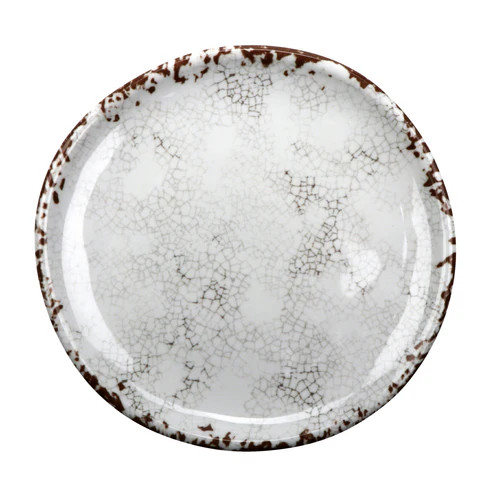 G.E.T - French Mill 7" Irregular Round Coupe Plate (12 Per Case) - CS-7-FM