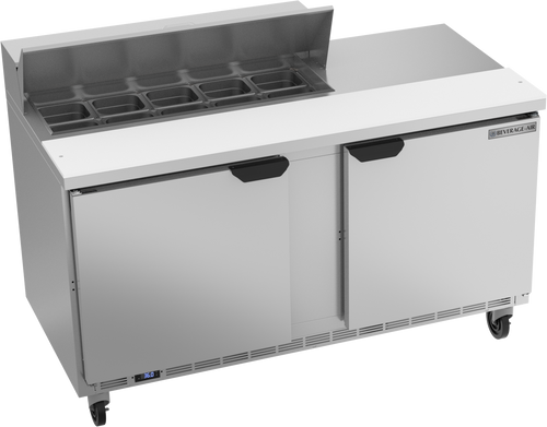 Beverage-Air - 60" Sandwich Prep Table w/ 2 Doors - SPE60HC-10