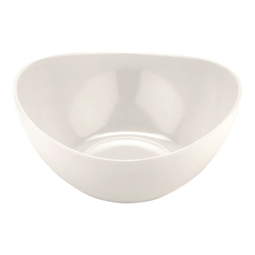 G.E.T - Osslo 4 Qt American White Round Bowl (3 Per Case) - B-115-AW