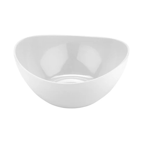 G.E.T - Osslo 4 Qt White Round Bowl (3 Per Case) - B-115-W