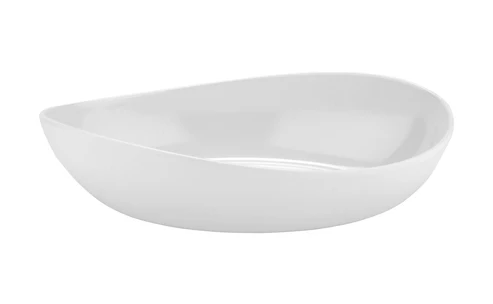 G.E.T - Osslo 4 Qt White Oval Bowl (3 Per Case) - B-128-W