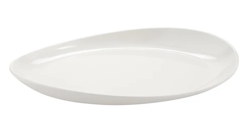 G.E.T - Osslo 16" x 9" American White Oval Platter (6 Per Case) - OP-1690-AW