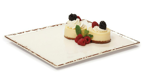 G.E.T - Tuscan Mill 12.75" x 10.5" Tuscan Half Size Rectangular Platter (6 Per Case) -  ML-1311-TC
