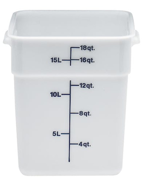 Cambro - 18QT Opaque CamWear Square Container - 18SFSP148