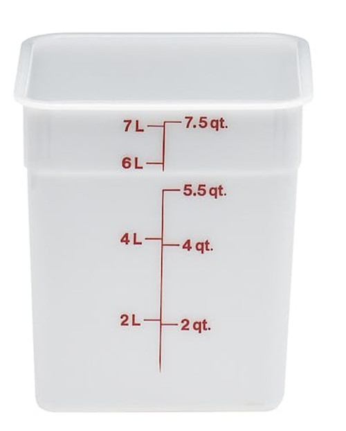 Cambro - 8QT Opaque CamWear Square Container - 8SFSP148