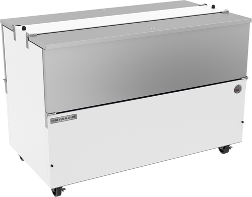 Beverage-Air - 58" Cold Wall Dual Access Milk Cooler w/ Stainless Interior - ST58HC-W-02