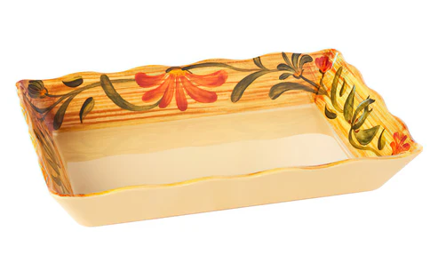 G.E.T - Venetian 13.75" x 9.5" Tray w/ Scallop Edge (6 Per Case) - ML-88-VN
