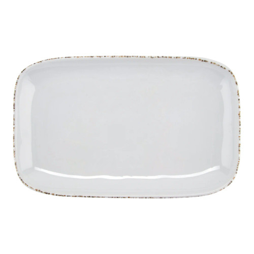 G.E.T - Urban Mill 12" x 7.5" Irregular Rectangular Platter (12 Per Case) - CS-117-UM