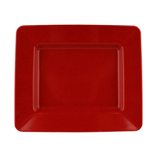 G.E.T - Red Sensation 12" x 10" Red Rectangular Plate (12 Per Case) - ML-11-RSP