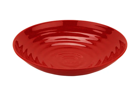 G.E.T - Red Sensation 4 Qt Red Ribbed Bowl (6 Per Case) - ML-75-RSP