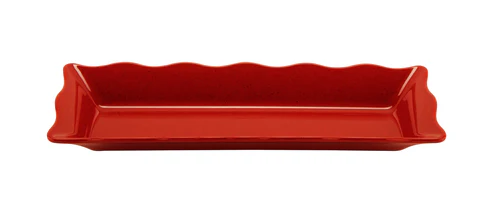 G.E.T - Red Sensation 17.5" x 6.75" Red Rectangular Tray (6 Per Case) - ML-87-RSP