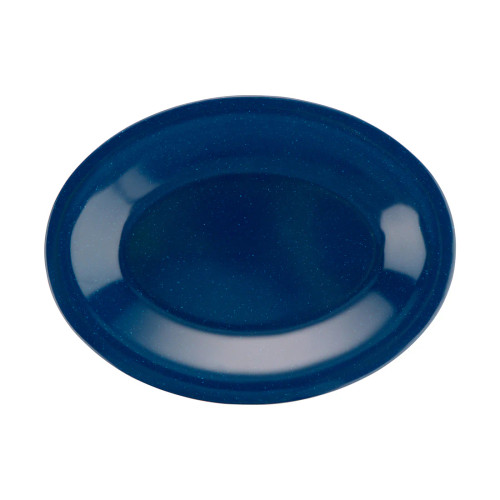 G.E.T - Texas Blue 12" x 9" x 1" Oval Platter (24 Per Case) - OP-220-TB