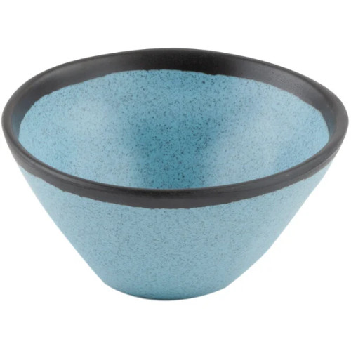 G.E.T - Pottery Market Matte 8 oz Speckled Grayish Blue Side Dish (24 Per Case) - B-420-GBL