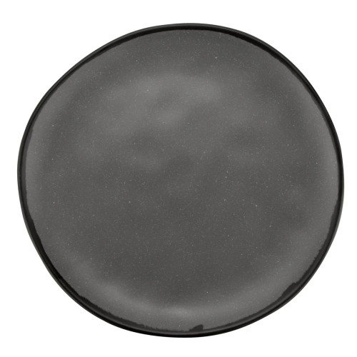 G.E.T - Pottery Market Matte 10.5" Speckled Gray Round Coupe Dinner Plate (12 Per Case) - CS-100-GR