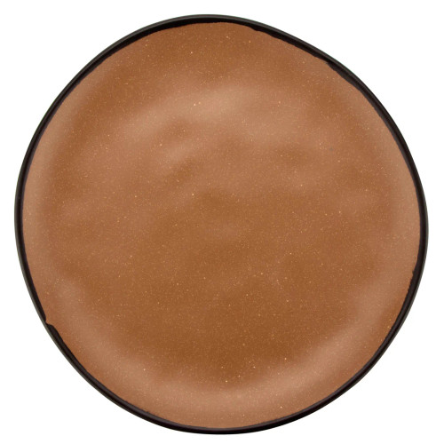 G.E.T - Pottery Market Matte 10.5" Speckled Taupe Round Coupe Dinner Plate (12 Per Case) - CS-100-TP