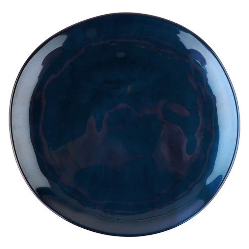 G.E.T - Cosmo 10.5" Blue Irregular Round Coupe Plate (12 Per Case) - CS-10-CSB