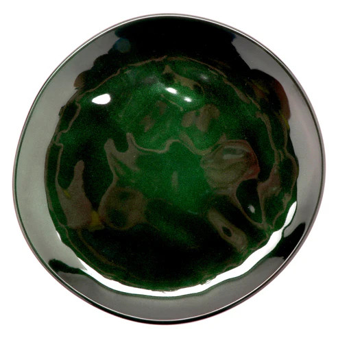 G.E.T - Cosmo 9" Green Irregular Round Coupe Plate (12 Per Case) - CS-9-CSG