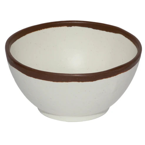 G.E.T - Pottery Market Glazed 10 oz Cream Salad Bowl (24 Per Case) - B-299-CRM