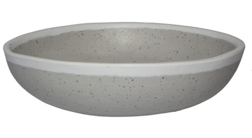 G.E.T - Pottery Market Glazed 14 oz Dove Gray Salad Bowl (12 Per Case) - B-300-DVG