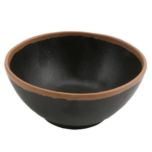 G.E.T - Pottery Market Glazed 20 oz Brown Round Entree Bowl (12 Per Case) - B-302-BR