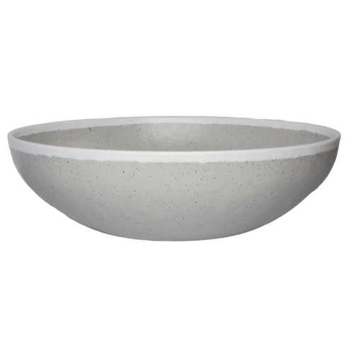 G.E.T - Pottery Market Glazed 4 Qt Dove Gray Large Display Bowl (3 Per Case) - B-320-DVG