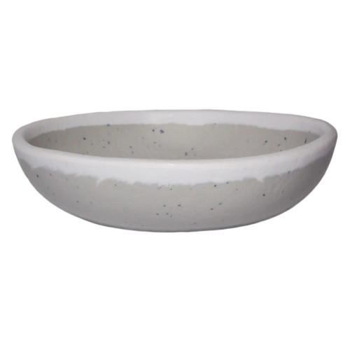 G.E.T - Pottery Market Glazed 4.5 oz Dove Cream Small Monkey Bowl (48 Per Case) - B-55-DVG