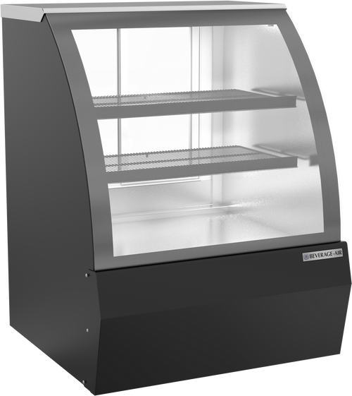 Beverage-Air - 37" Black Refrigerated Deli Case - CDR3HC-1-B