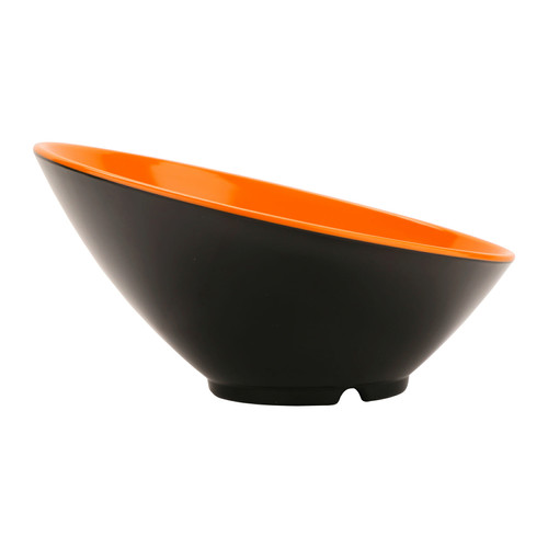 G.E.T - Brasilia 24 oz Black/Orange Cascading Bowl (6 Per Case) - B-792-OR/BK