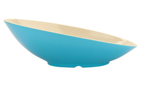 G.E.T - Keywest 35.2 oz Seabreeze Oval Cascading Bowl (6 Per Case) - B-797-SE