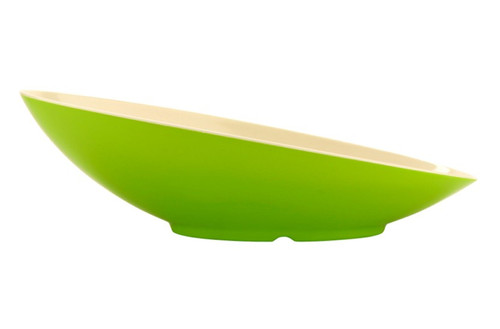 G.E.T - Keywest 80 oz Keylime Oval Cascading Bowl (6 Per Case) - B-798-KL