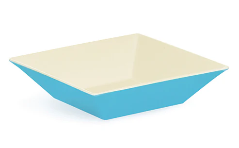 G.E.T - Keywest 80 oz Seabreeze Square Bowl (6 Per Case) - ML-247-SE