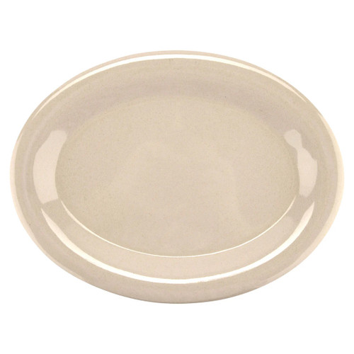 G.E.T - Bamboomel 12" x 9" Oval Platter (12 Per Case) - BAM-1201