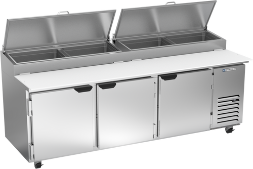 Beverage-Air - 93" Pizza Prep Table w/ 3 Doors - DP93HC